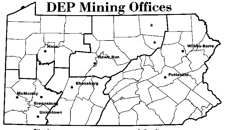 Mining Offices Map