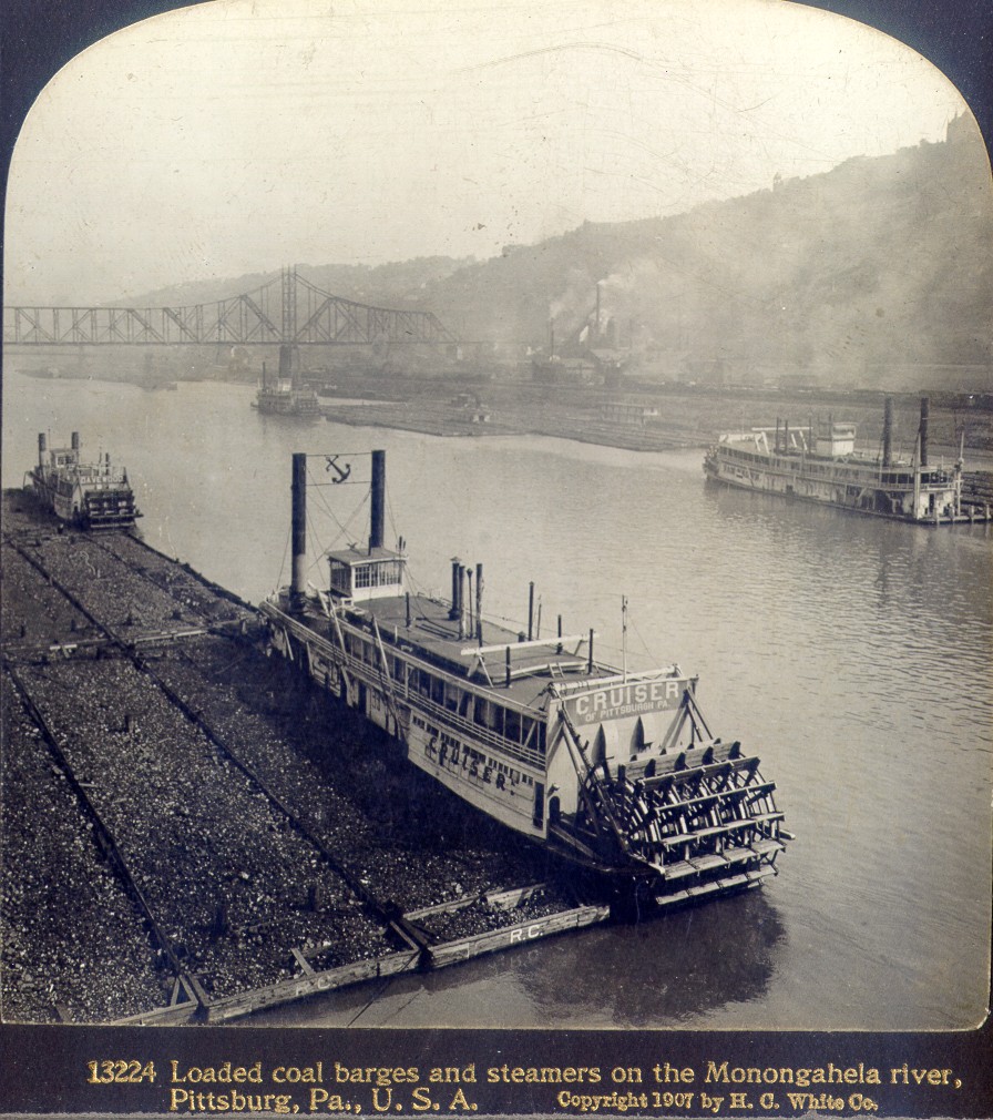 Coal Barges on Monongahela