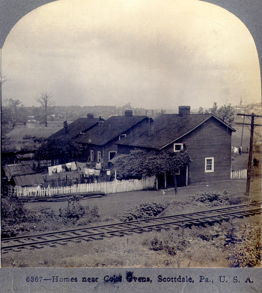 Homes near coke ovens, Scottsdale, PA