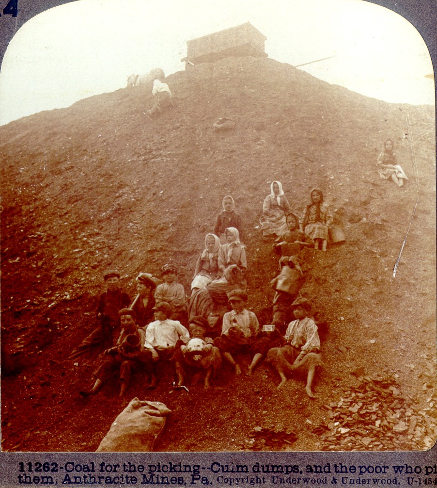 Children Playing on Culm Dumps