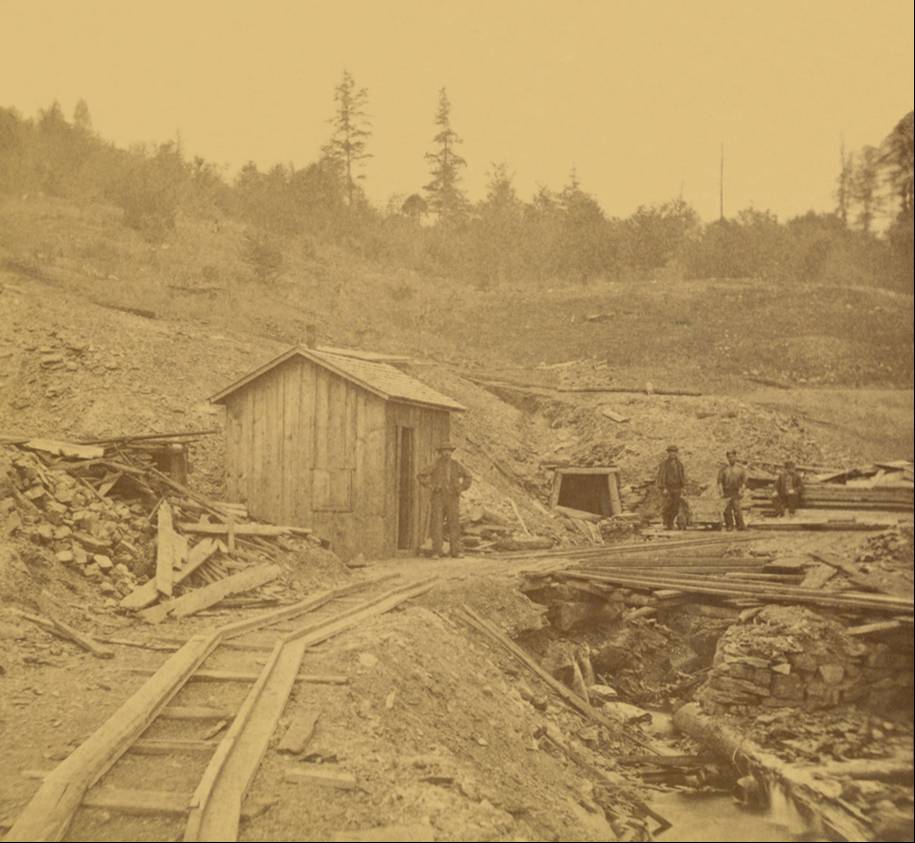 Looking into Drift Mine - Blossburg, PA