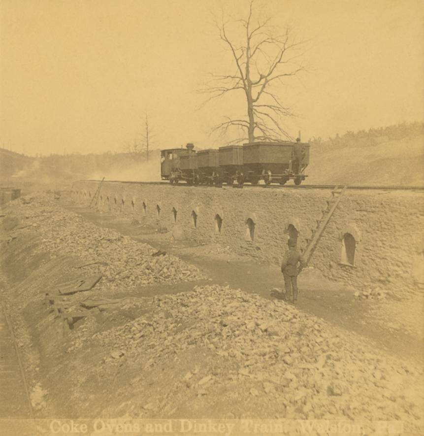 Coke Ovens and Dinkey Train at Walston, PA